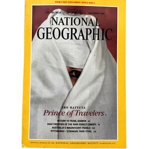 National Geographic Vol 180 No.6 Dec1991 Maps Pearl Harbor